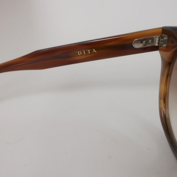 DITA Sunspot Round Sunglasses Amber Tortoise - Picture 4 of 4